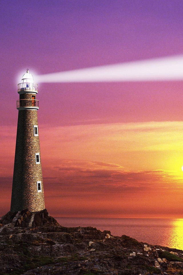 Луч света от маяка