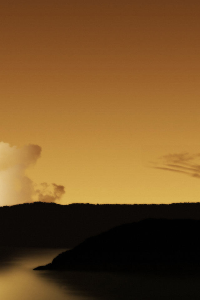 Желтый закат