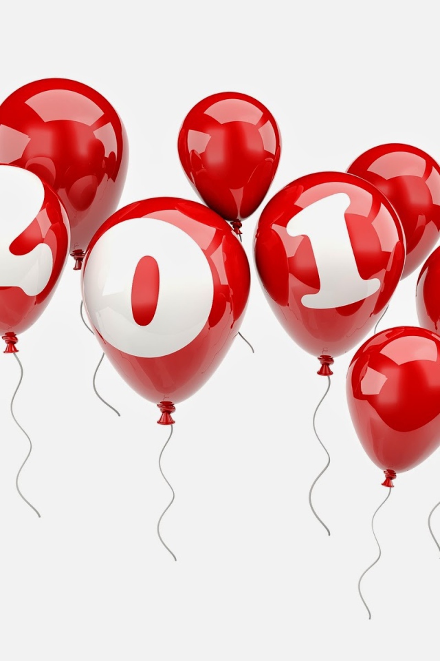 Новый Год 2015 на шариках