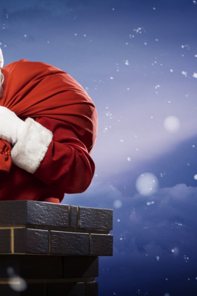 Санта Клаус в трубе