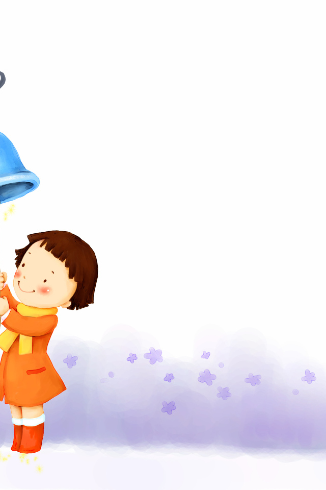 Девочка с колокольчиком