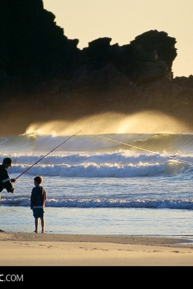Рыбалка во время шторма