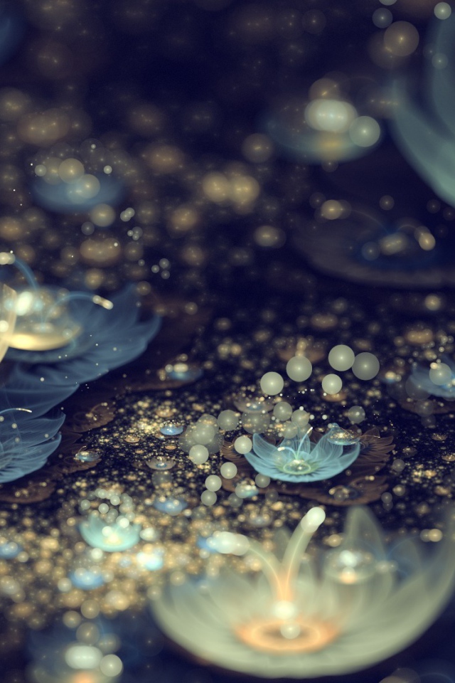 Абстрактные лилии