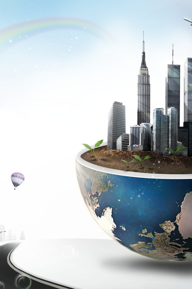 Абстрактный земной шар