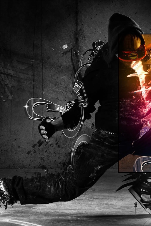 Абстракция на танцоре