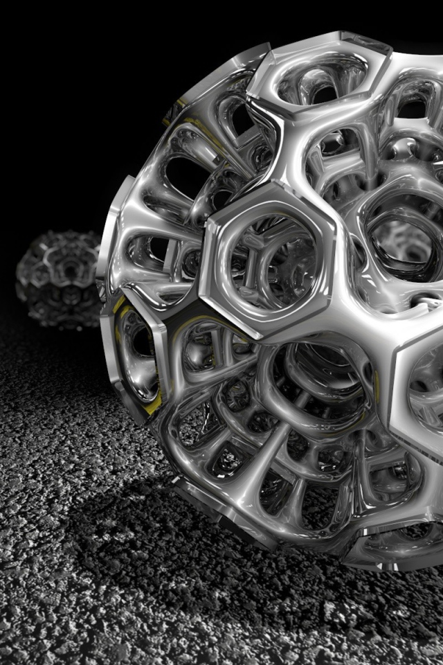 Шары на асфальте