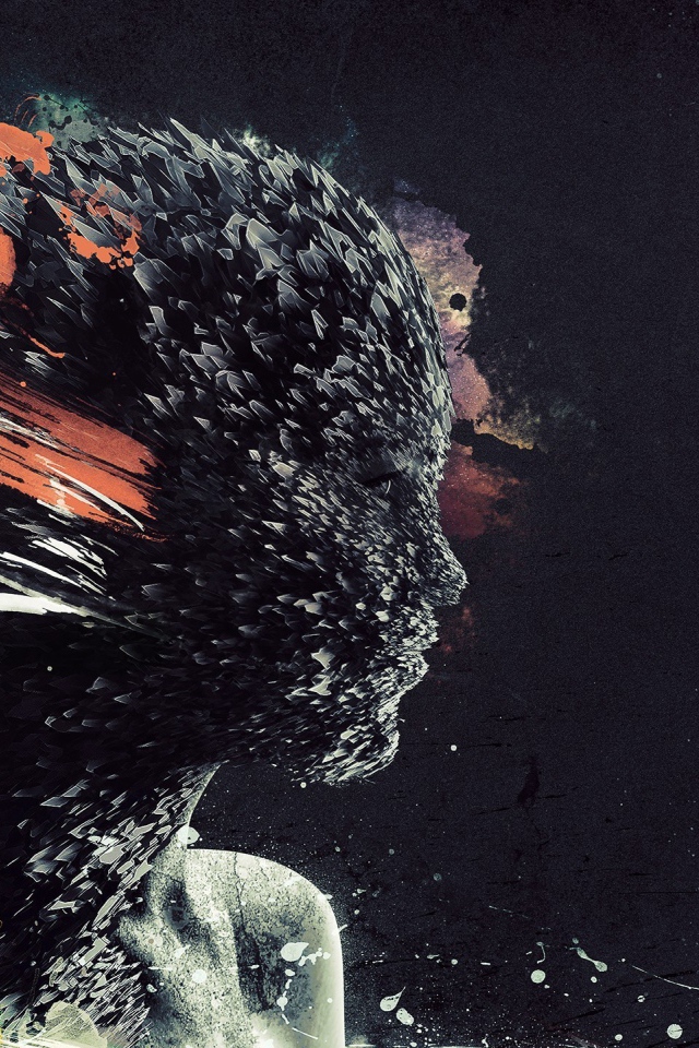 Голова девушки