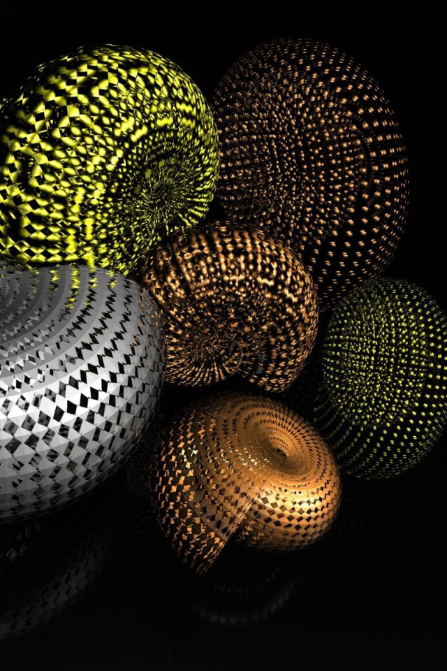 Разноцветные улитки