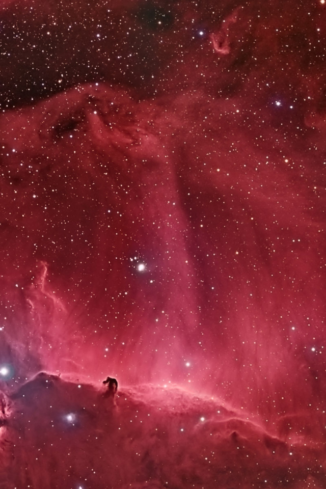 Красный космос и звезды