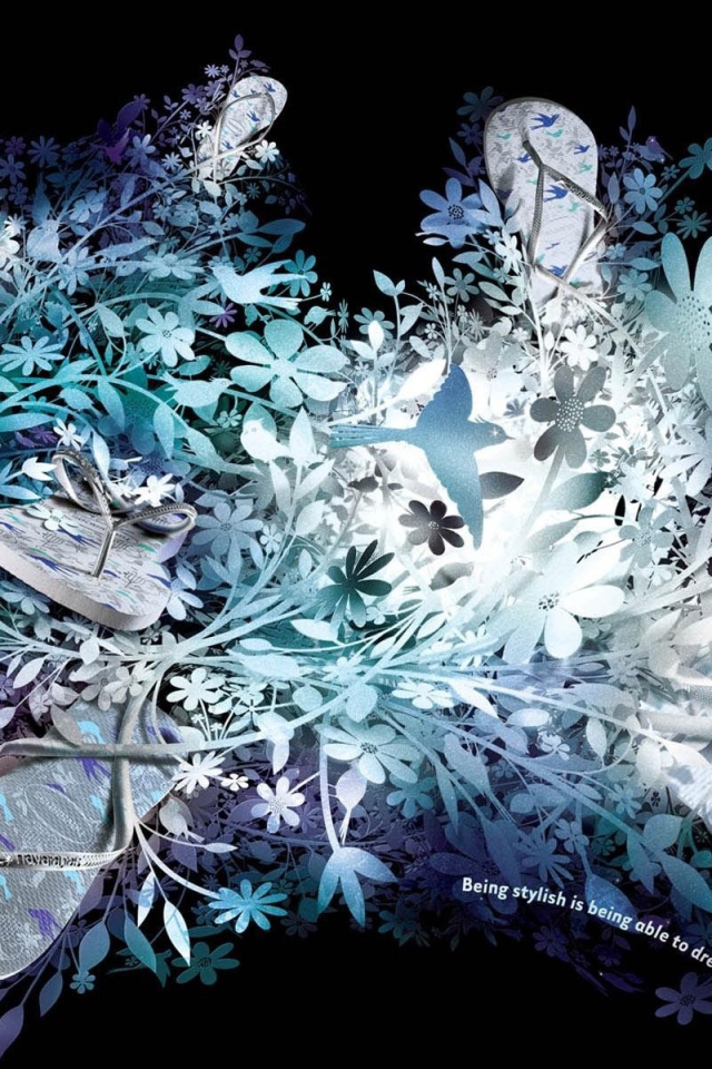 Тапочки и птица