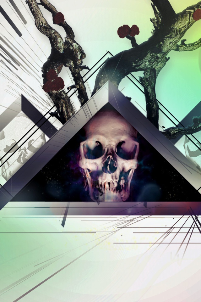 Череп в треугольнике