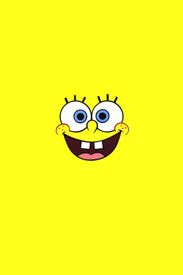 Улыбка на желтом фоне