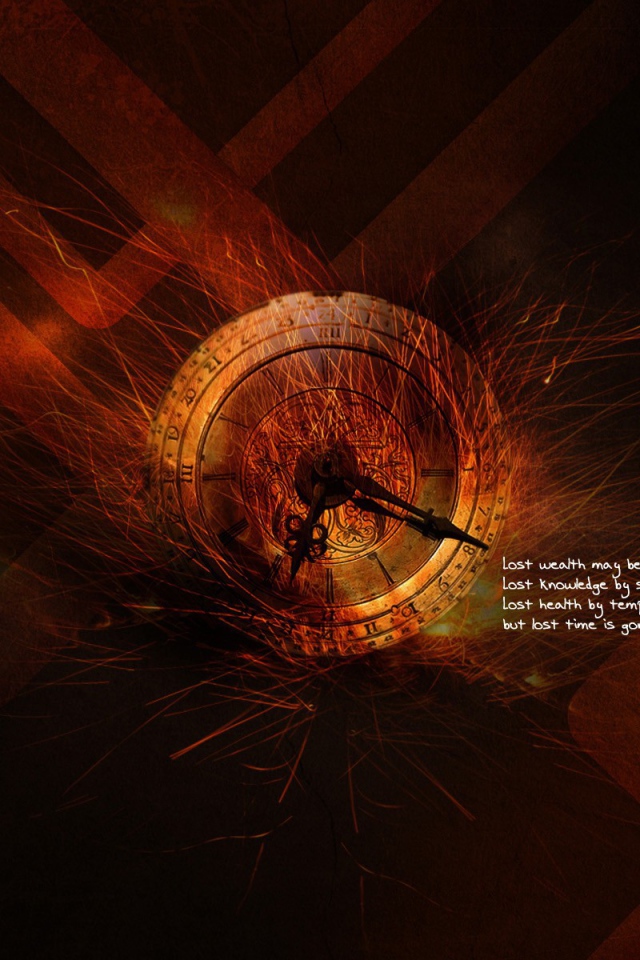 Время сгорает без возврата