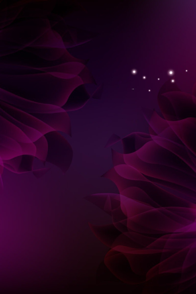 Абстрактные цветы и листья