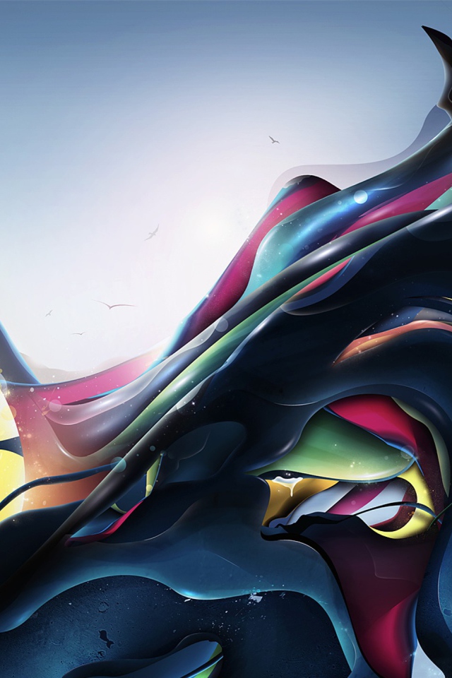 Абстрактные горы