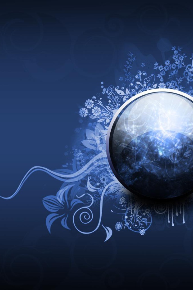 Шар с цветами