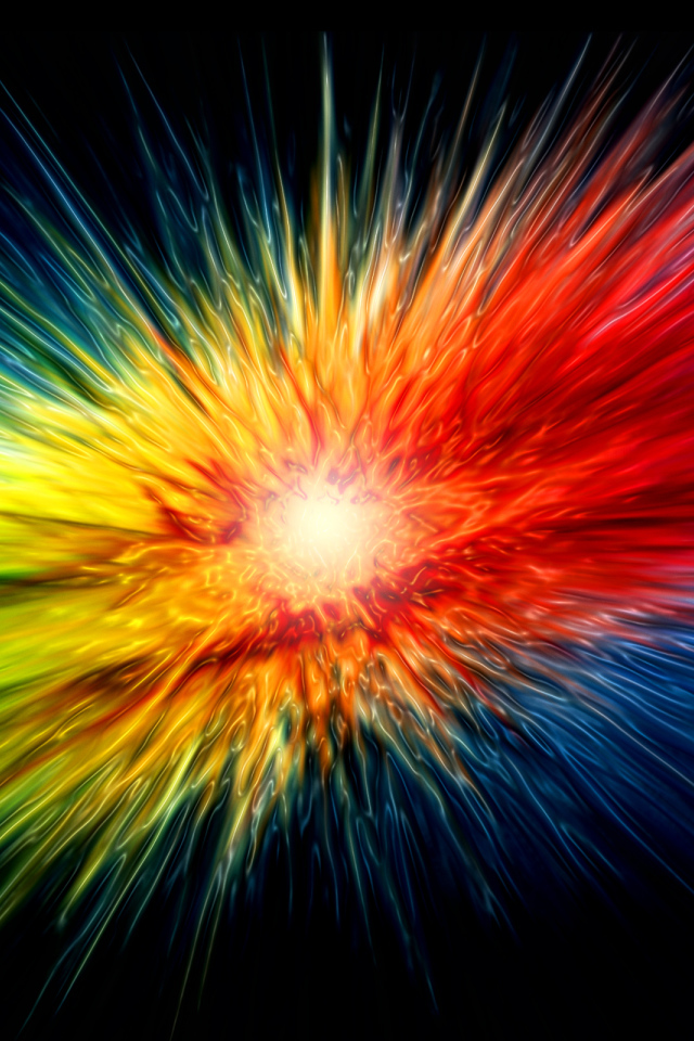 Разноцветные лучи