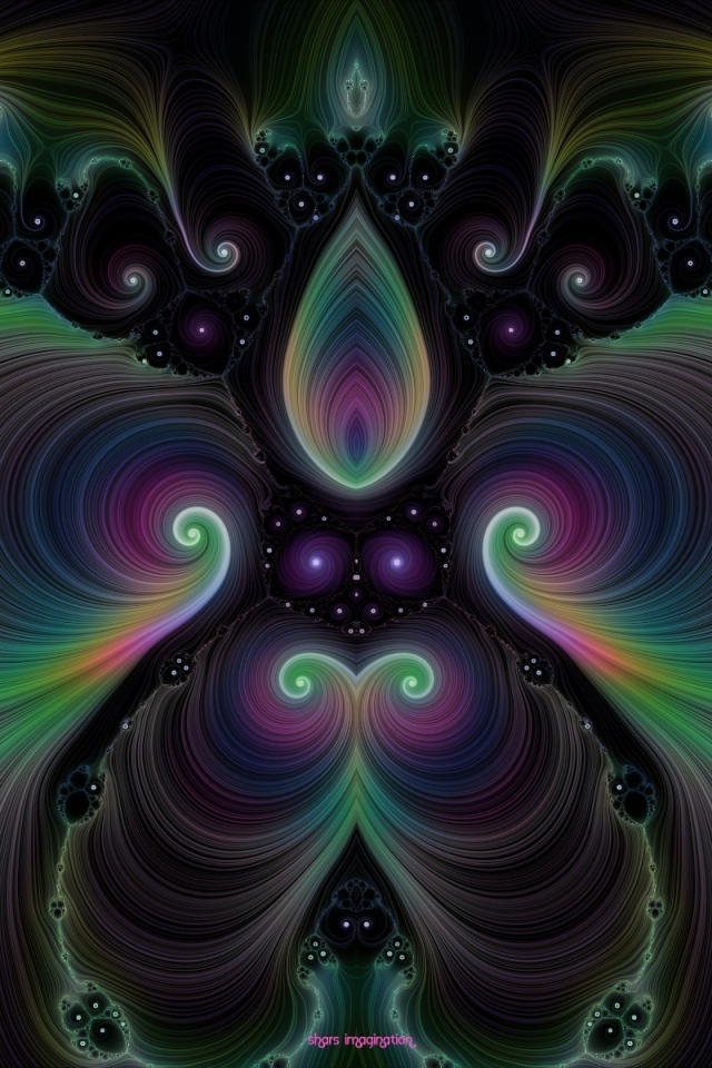 Симметричный абстрактный рисунок