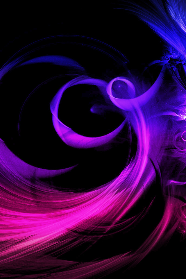 Синий абстрактный рисунок