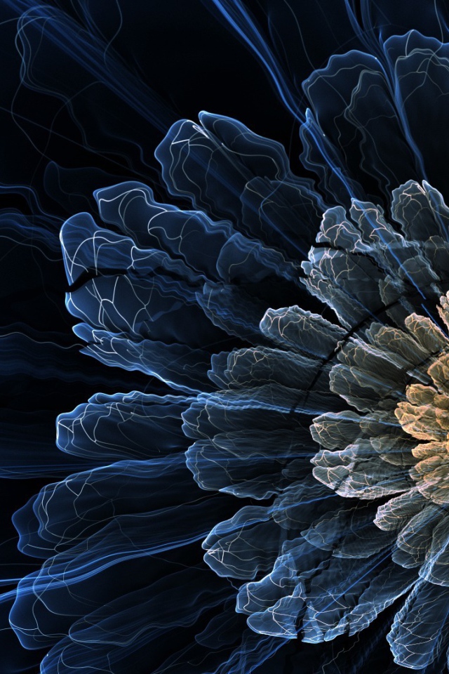 Компьютерный цветок