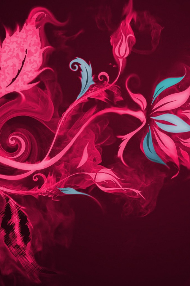 Розовое пламя