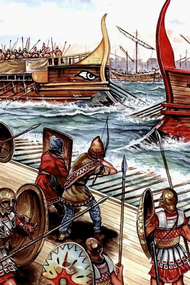 Сражение древних кораблей