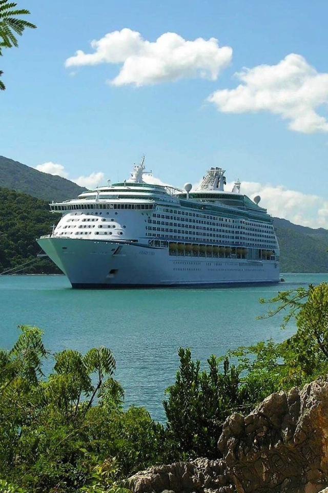 Лайнер в бухте