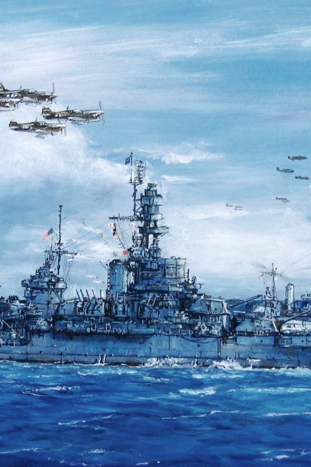 Самолеты сопровождают корабли