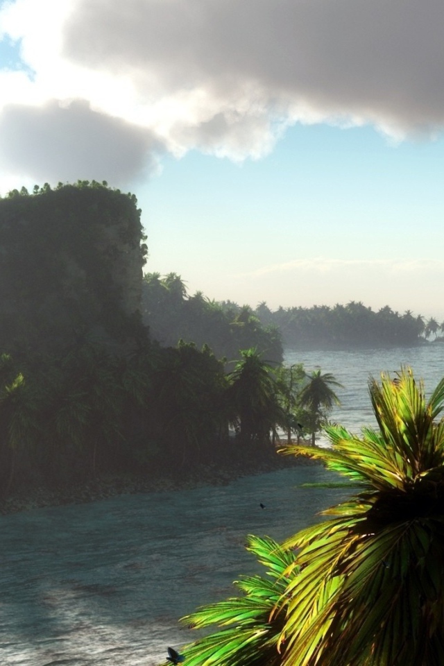 Корабль подходит к берегу