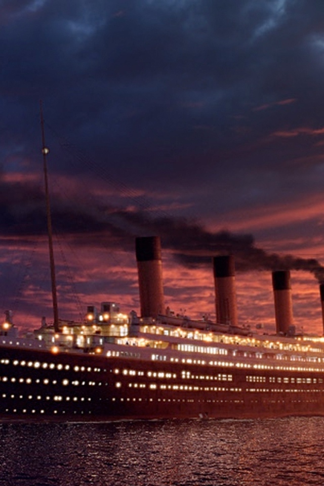 Титаник идет на закат