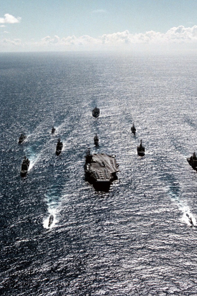 Эскадра военных кораблей