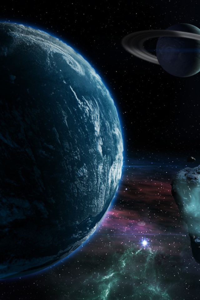 Приближение астероида к планете