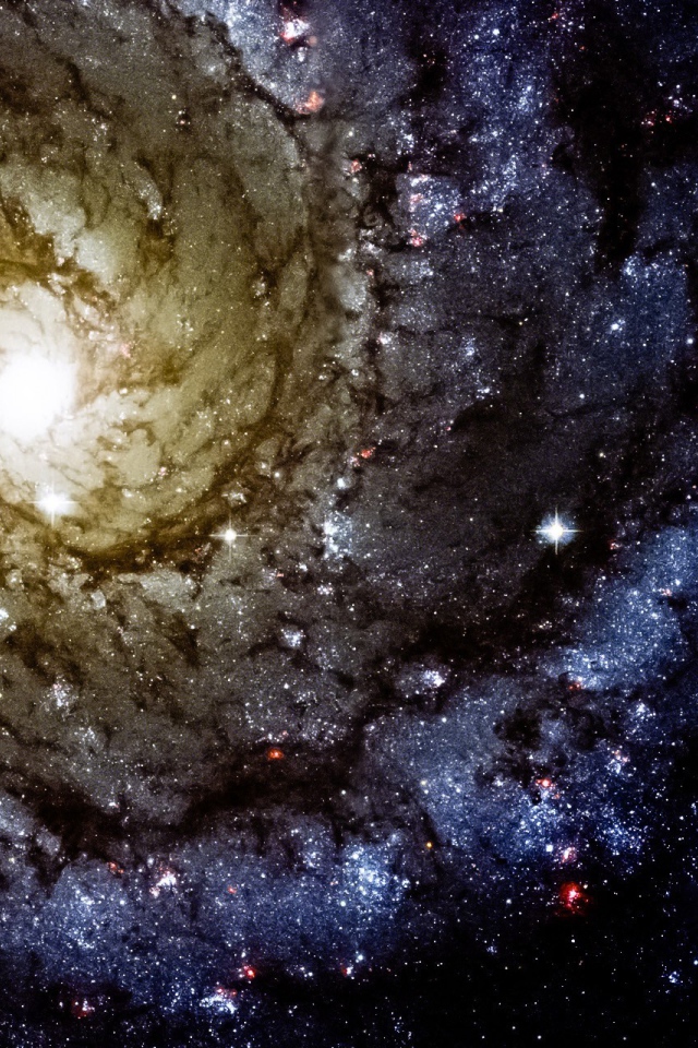 Цветная звездная спираль