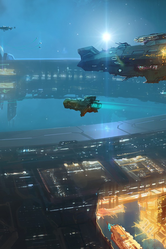 Стыковка с кораблем на орбите