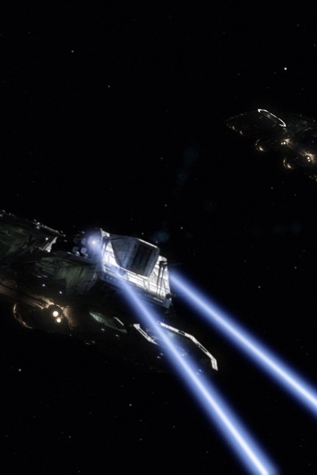 Бой космических кораблей