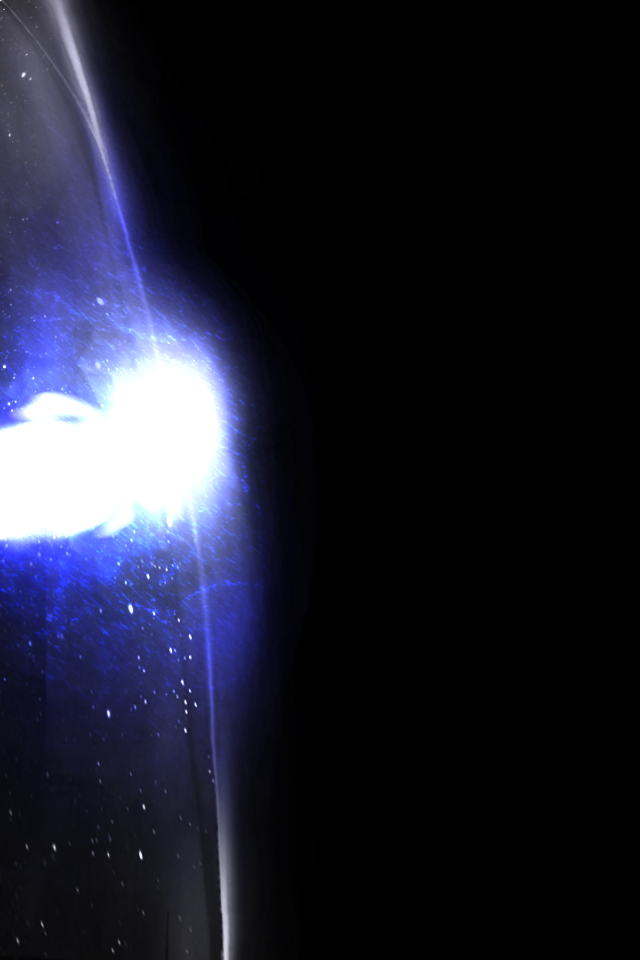 Полет кометы в космосе