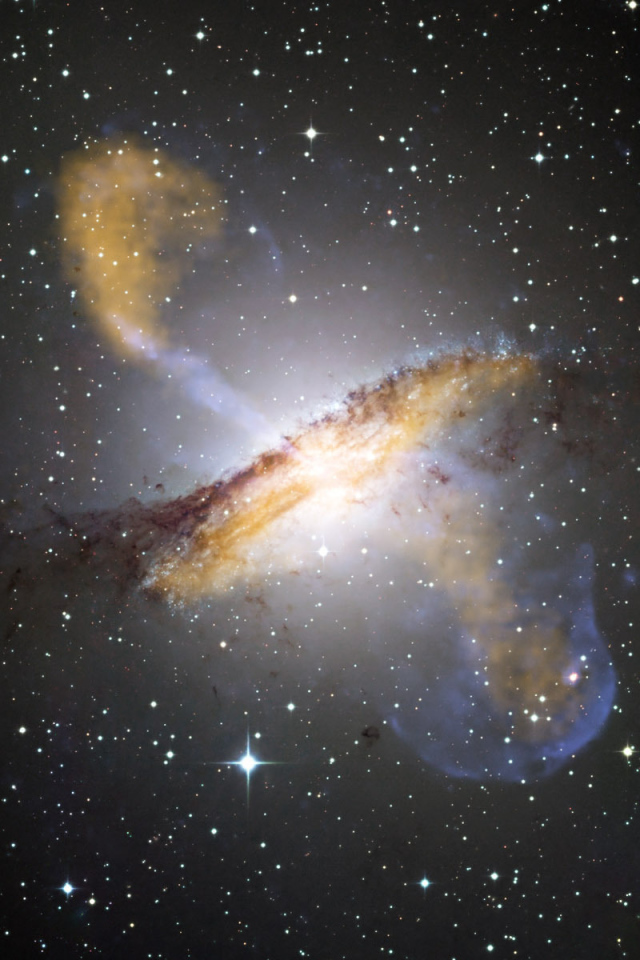 Галактика и свет звезд