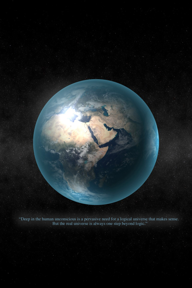 Земной шар в космосе