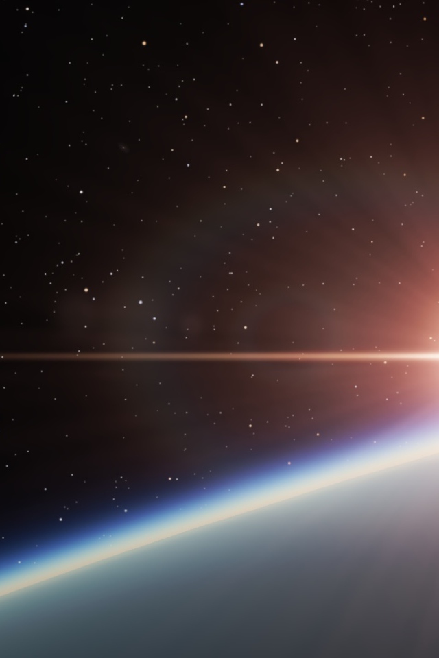 Свечение на чорном фоне