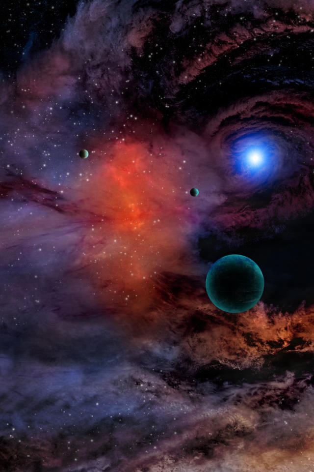 Много планет в спирали