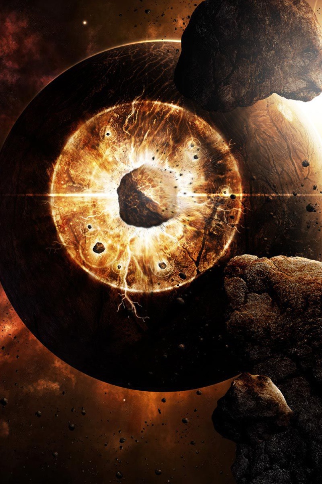 Метеориты падают на планету