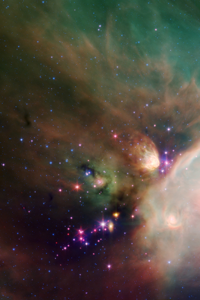 Туманность в созвездии змееносец