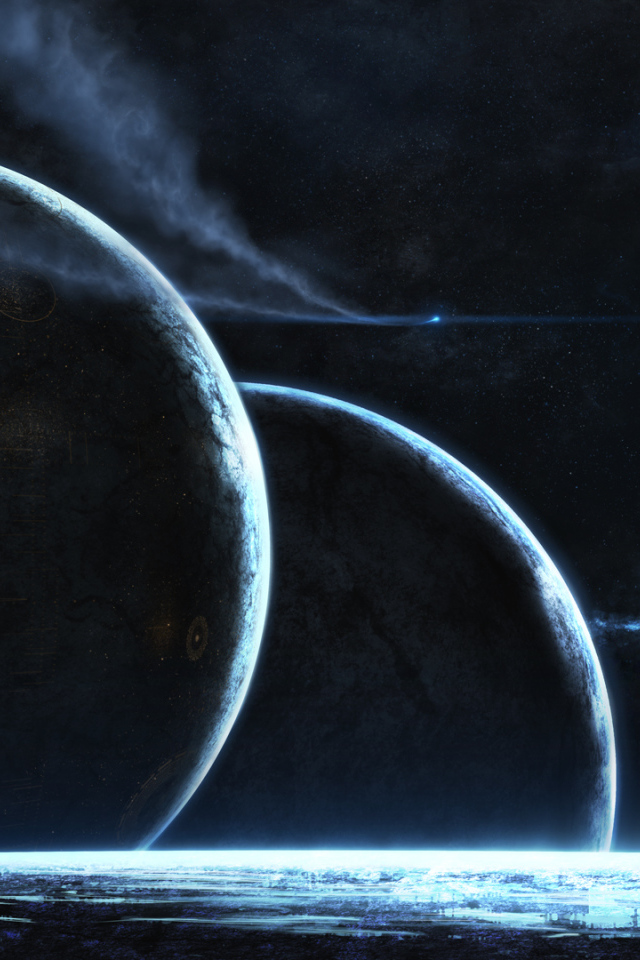 Планеты и туманность