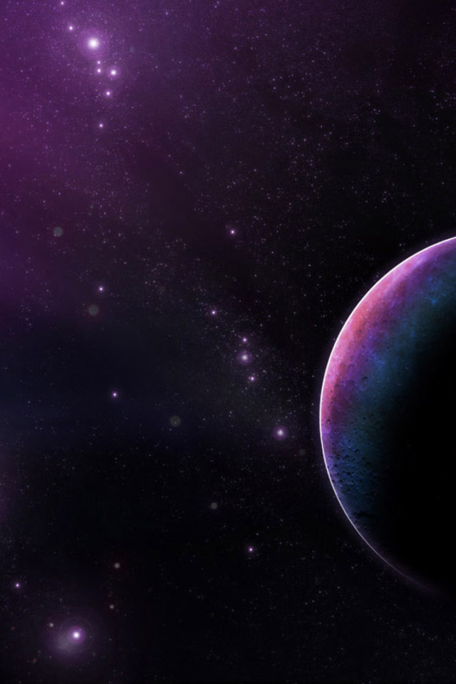 Фиолетовый космос