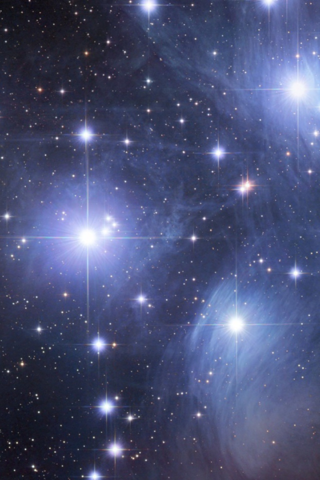 Сияние ярких звезд