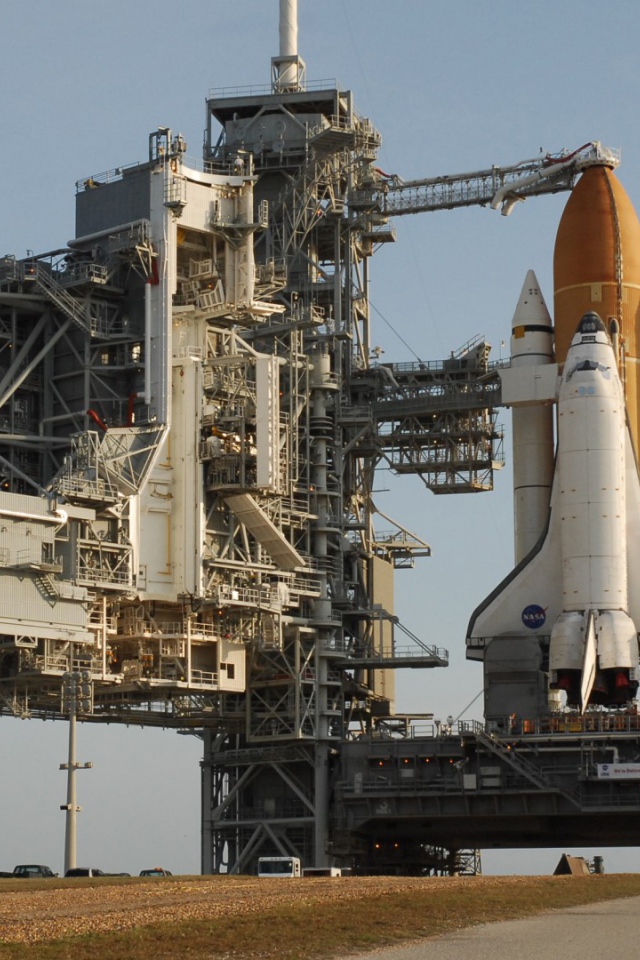 Шаттл на стартовой площадке