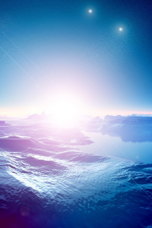 Поверхность одной из планет