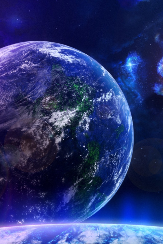 Вид на чужую планету