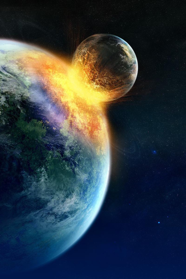 Столкнулись две планеты