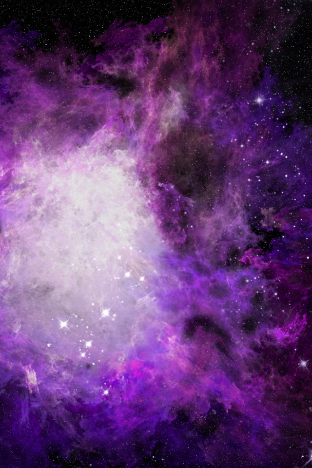 Сиреневая звездная туманность
